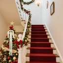 10pcs Beige Large Velvet Christmas Bows for Xmas Tree Wreath, Garland, Swag, Staircase,Wedding Indoor Outdoor Home Decor (15 * 24 inch,Width of 1inch)