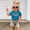 Hello Kindergarten Shirts for Kids First Day of School T Shirt Cute Back to School Short Sleeve Tee Tops (Green)