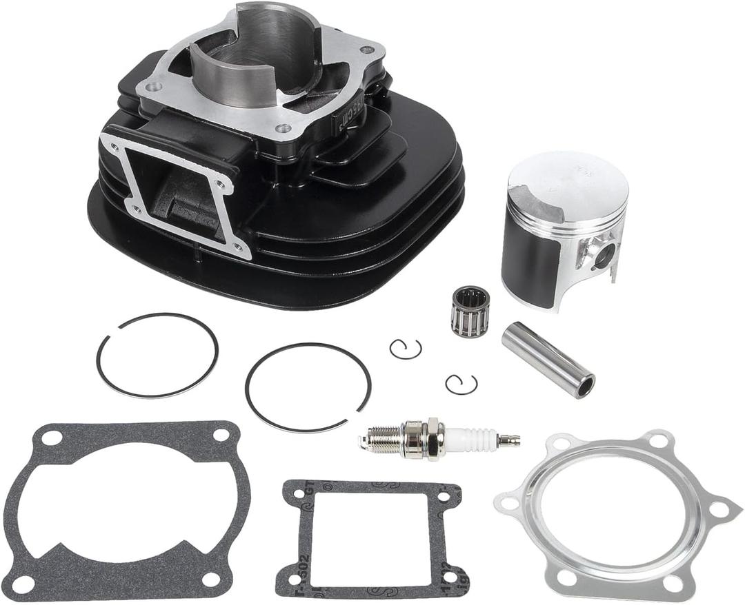 RANSOTO Top End Kit Cylinder Piston with Gasket Compatible with 1988-2006 Yamaha Blaster 200 YFS 200 Replace 2XJ-11311-02-00 3JM-11351-02-00