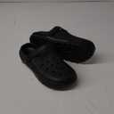 SILLENORTH Unisex Garden Clogs Water Shoes Beach Shoes Slippers Sandals Air Cushion Lightweight Comfortable (4.5 Women/3.5 Men, Black)