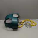 Jungle Gym Kingdom Baby Swing Outdoor - Heavy Duty Toddler Swing Set Accessories, High Back, Full Bucket Seat with Coated Chains for Outdoor Use - Fully Assembled - Green