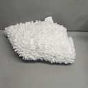 Ruggnovea Bathroom Rugs Non Slip Washable 32x20, Extra Thick Soft Chenille Absorbent Bath Mat, High Density Barrier Non Slip Backing, Quick Dry Plush Shaggy Floor Carpet for Tub&Shower, White