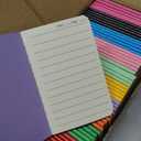 Dynta 60 Packs Pocket Notebook 2.5" x 4" Mini Notebooks Bulk Thread Stitching Small Notebook Portable Cute Tiny Lined Notepad for Gift, Journal, Traveling (12 Colorful Covers, 30 Sheets/60 Pages)