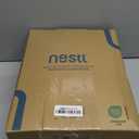 Nestl King Duvet Cover Set with Comforter Insert - Olive Green 4 Piece 104x90 Duvet Cover & 2 Pillow Shams with White Quilted Down Alternative Comforter, Ultra Soft, All Season