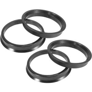 X AUTOHAUX 4pcs Plastic 57.1mm to 65.1mm Car Hub Centric Rings Wheel Bore Center Spacer