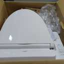 TOTO WASHLET A2 Electronic Bidet Toilet Seat with Heated Seat and SoftClose Lid, Elongated, Cotton White - SW3004#01