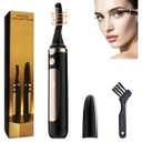 2026 Heated Eyelash Curler-USB Rechargeable Electric Eyelash Curler- Eyelash Curlers Heated 4 Temperature Modes Fast Heat Up Within 3s - 24 Hours Long Lasting- with Led Display for Women Girls(Black)