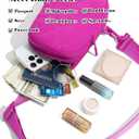 MEISEY Quilted Puffer Sling Bag for Women Small Backpack Crossbody Chest Bag Fanny Packs Purses for Casual Traveling Hiking
