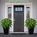 40" Artificial Boston Ferns Bush Plants, Set of 2, Large Faux Ferns Hanging Decor with 53 Fronds, Fake Vines Indoor Or Outdoors Planter for Home and Office Decor