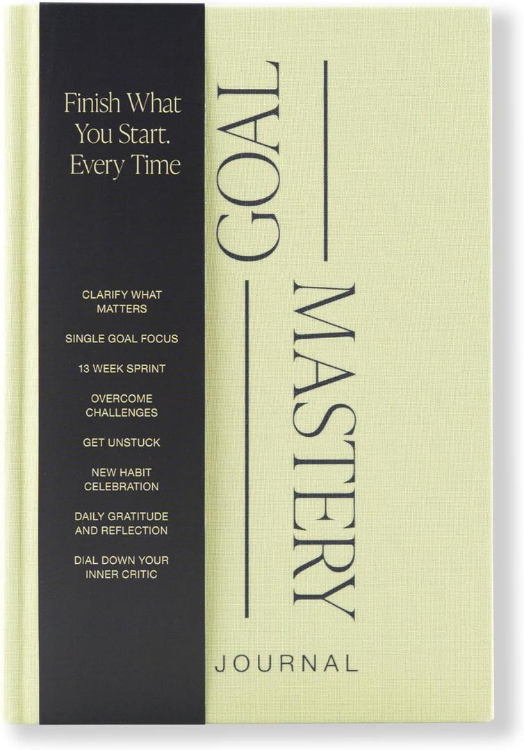 90 Days Goal Mastery Journal A Guided Goal Planner for Habit Tracking - Goals Journal for Personal Growth, Mindfulness & Transformation with Self Care Prompts, Daily Reflection & Gratitude Practice to Achieve Your Vision