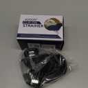 AUOON Clip On Strainer Silicone for All Pots and Pans, Pasta Strainer Clip on Food Strainer for Meat Vegetables Fruit Silicone Kitchen Colander (Standard 8.86 x 3.55 in, Black)