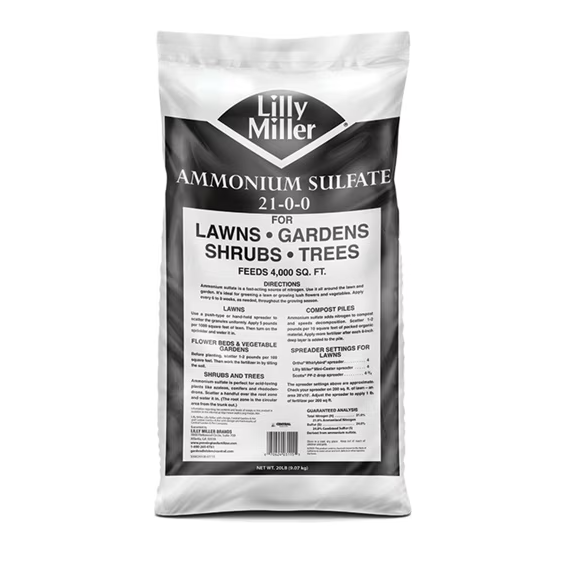 Lilly Miller Ammonium Sulfate 21-0-0, Feeds Up to 6,667 Sq. Ft.