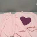 Deer Lady 2 Piece Sets for Women Fall Ribbed Long Sleeve Top and Pants Set Pocket Pajama Lounge Sets Travel Outfit Loungewear (Medium, 02-valentine Heart Pink)