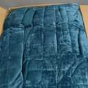 RECYCO Luxury Velvet Quilt Set King Size, Lightweight Velvet Comforter Set, Oversized Bedspread Coverlet Quilted Bedding Set, with 2 Matching Pillow Shams, for All Season, Teal
