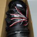 Partsam 8 Pcs 4" Round Red LED Trailer Tail Light, 4 Inch Round Led Stop Turn Tail Lights Brake Brake Trailer Lights for RV Trucks, Rubber Grommets and 3-Prong Wire Pigtails Included