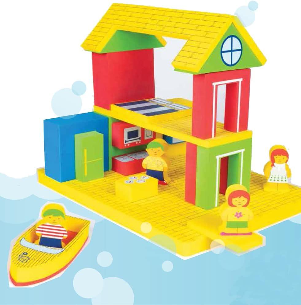 BathBlocks Floating Adventure House Bath Toy Pool Toy in Science Museums and Childrens Museums Nationwide