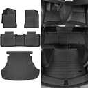 Naibeve Floor Mats for Toyota Camry 2012-2017 - All Weather for Toyota Camry Floor Mats Cargo Mat Trunk Cargo Liner Accessories