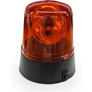 Car LED Strobe Light, 360 Degree Rotating DJ Disco Ball Light, Car Siren Warning Lamp, Universal Flashing Flare Police Lights for Vehicle, Home, Parties (Red)