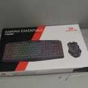Redragon S101M-KS Gaming Keyboard and Mouse Wireless with Tri-Mode, RGB Keyboard and 4800 DPI Gaming Mouse, 10 Independent Multimedia Keys for Wins, PC, Computer, Wireless S101 Ideal for Gamer (Black)