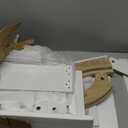 End Table with Charging Station, Side Table with USB Ports and Outlets, Nightstand, 3 Tier End Table with Storage Shelf for Living Room, Bedroom (White)