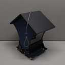 Wildpark Squirrel Proof Bird Feeders for Outdoors, 5LB Metal Hanging Feeders, Large Wild Feeders for Cardinals, Chickadees, Durable Backyard Feeders -One in Blue