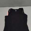 QINSEN Women's Square Neck Slim Fit Tank Top, Black (Medium)