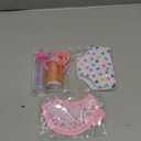 Baby Doll Accessories Set  7 Pcs Feeding and Caring Set with Magic Disappearing Bottles, Pacifier, Diapers and Bibs Doll Pretend Play Gift for Kids