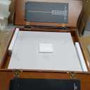 Sisal Dart Board Cabinet Sets, Decorative Dart Boards for Adults [6*Steel Darts] - Wooden Dartboard Cabinet with Integrated Scoreboard for Family Game Rooms