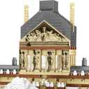 dOvOb Architecture Louvre Micro Building Blocks Set2885PCS - World Famous Architectural Model Toys Gifts for Kid and Adult