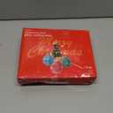 24 Inch, Christmas Ball PVC Inflatable, 1 pack, 1 nails, 2 rings, 1 roll of ribbons