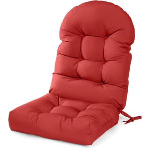 mudilun Outdoor Adirondack Chair Cushion High Weather Resistant Tufted Waterproof Lounge Cushion Anti-Slip Thickened High Back Patio Seat Pads