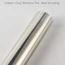 Gold Gray 70% VLT Car Windshield Tint Film, 19.68" x 118.11"