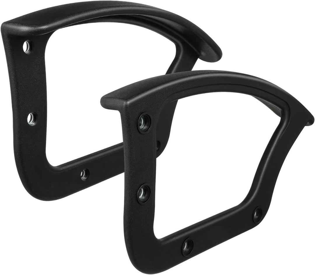 2pcs Office Chair Armrest Rings Plastic Replacement for Desk Gaming Chairs Fit Arm Rest Accessories for Office Workers