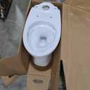 TOTO Drake Elongated TORNADO FLUSH Toilet Bowl with CEFIONTECT, Cotton White - C776CEG#01