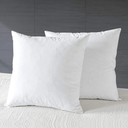 APSMILE Organic 16x16 Feather Down Throw Pillow Inserts Set of 2, 100% Cotton Fabric, Soft Fluffy Square Decorative Pillow Form Core for Sofa, Bed, Couch, Cushion Sham Stuffer