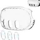 Upgraded Lens Protector Cover for Meta Quest 3, Plastic Hard Protective Shell Cover for Oculus Quest 3, Accessories for Quest 3 - Frosted Clear