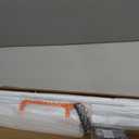 FELIDESIGN Curtain Track, Ceiling Curtain Track for Room Divider, Ceiling Mount Rail Set with Roller Hooks, White, 6ft - 9ft