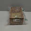 CENBOSS Wicker Baskets (Medium, Brown Wash, 1PC) Rattan Storage Baskets for Shelves, Woven Seagrass Holder
