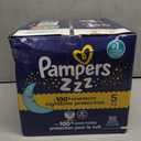Pampers ZZZ Overnight Diapers, Size 5 (27+ lbs), 50 Count, Nighttime Protection Disposable Baby Diaper, Night Time Leak and Skin Protection