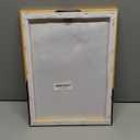 Black Mona Lisa Bathroom Canvas Wall Art Funny Mona Lisa Pinching Nose Wall Decor Painting Pictures Black Woman Poster Print Artwork for Toilet Shower Room Home Decoration Can be hung directly (16"L x 12"W)