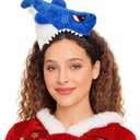 LovesTown Animal Ears Headband Plush Hairband, Animal Headband Costume Accessories for Halloween Christmas Cosplay Party