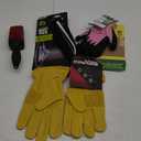 Mixed Home Items BOSS Unisex Adult Durable Work Gloves, Brown, X-Large US; LED Runners Waist Pack; Gloves Pink, Sanding Sheets, Tool