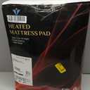 Heated Mattress Pad California King Quilted Zone Heating Electric Bed Warmer Comfort Heat Mattress Pad Cover Dual Controller10 Heat Setting | 1-12 Hours Auto Shut Off | with 8-21 Inch Deep Pocket