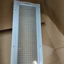 6" x 24" or 24" x 6" Cube Core Eggcrate Return Air Grille - Aluminum Rust Proof - HVAC Vent Duct Cover - White [Outer Dimensions: 7.75 X 25.75]