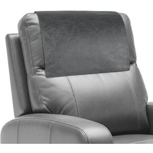 Recliner Headrest Protector,Non Slip Waterproof Headrest Cover,Leather Recliner Headrest Cover for Sofa,Furniture,Living Room,Office Chair (Dark Gray)