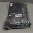 NICETOWN Blackout Draperies Window Curtain Panels, Autumn/Winter Thermal Insulated Solid Grommet Blackout Curtains/Drapes for Cafe (Set of 2, 42 inches by 50 inches, Black)