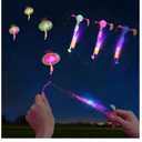 25 Sets LED Flying Set, 25 Slingshot+25 Glow Helicopter-50 Pcs, Flying Toy Outdoor Toys Glow in The Dark Party Supplies Party Favors for Kids 8-12,4-8