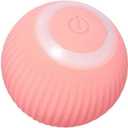Wloom Cat Ball - Interactive, Self-Moving, Automatic Rolling Toy for Indoor Playing, Stimulates Hunting Instinct in Your Kitty (Pink)