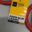 Fida Durable Slip Lead Dog Leash, 6 FT x 3/8" Heavy Duty Comfortable Strong Rope Slip Lead for Small Dogs and Puppies, No Pull Pet Training Leash with Highly Reflective (3/8", Red)