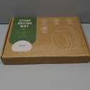 NIUM Stone Drying Mat for Kitchen Counter & Bamboo Rack - 16x12 - Diatomaceous Earth Dish drying mat Ultra Absorbent & Fast Drying - EcoFriendly with Non-Slip Pads & Anti-Moisture Design